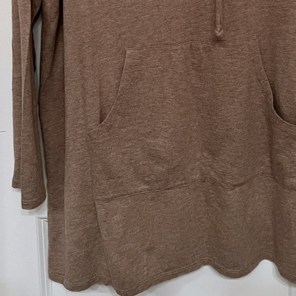 J Jill Brown Pure Jill Tunic Shirt NWOT - Size L - Picture 2 of 8